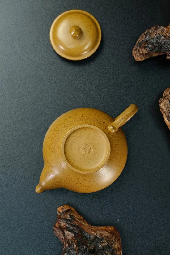 紫砂壺笑櫻經典款 黃金段窯變170cc14孔 2