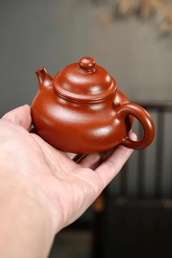 紫砂壺朱泥200cc9孔實用器 1