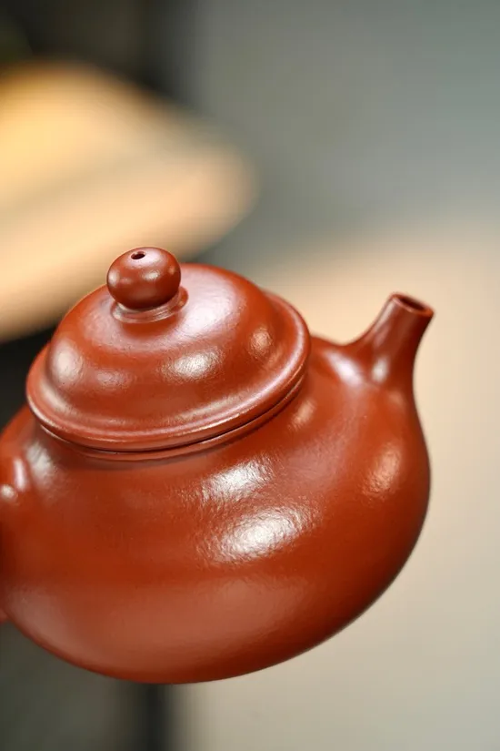 紫砂壺朱泥200cc9孔實用器 2