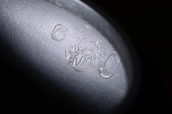 紫砂壺蔡老師手工製作原礦老紫泥20cc 2