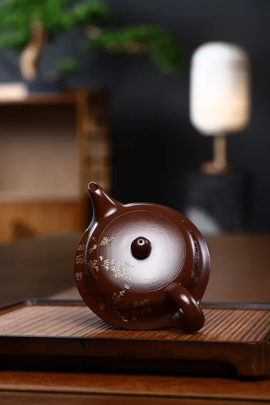 紫砂壺 曲壺 研高大師收藏級作品 2