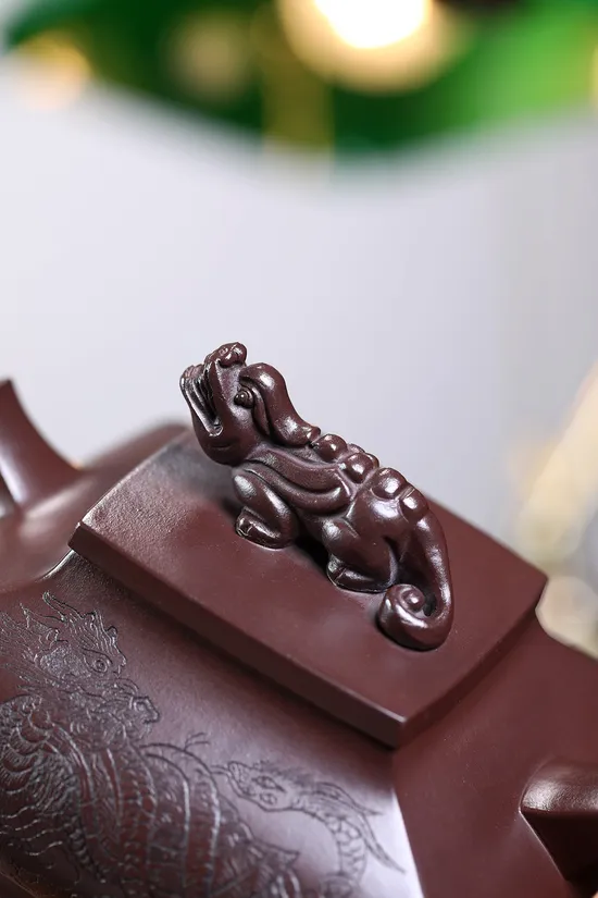 紫砂壺收藏級作品四方祥瑞周建良手工製作 1