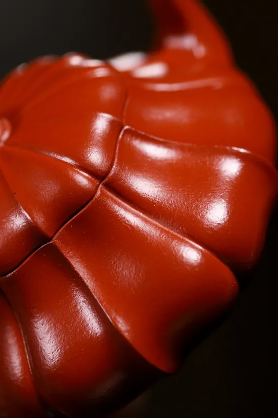 紫砂壺菱花海棠手工製作楊軍保老師精製 1