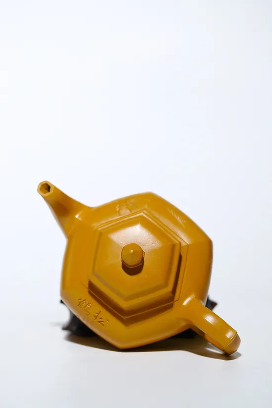 紫砂壺六方笑櫻高工佳作原礦朱泥收藏級茶具 2