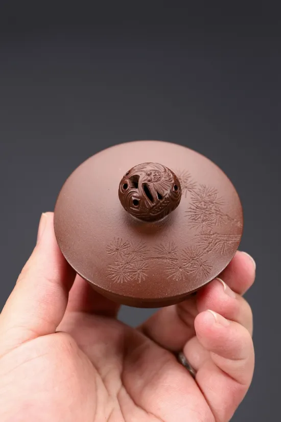 紫砂壺底槽清半月壺惠海勤手工製作 2