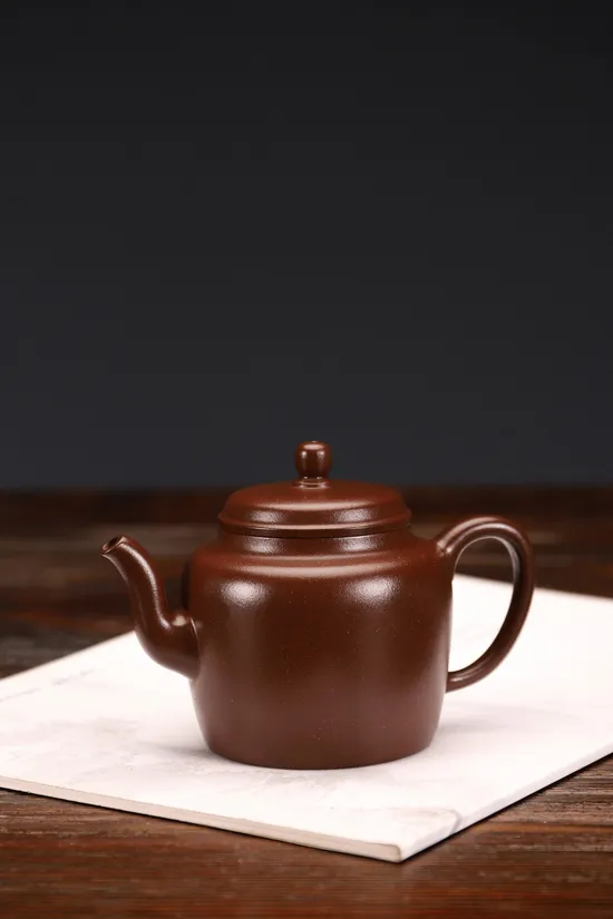 紫砂壺宮燈款式 紫泥手工製作 1