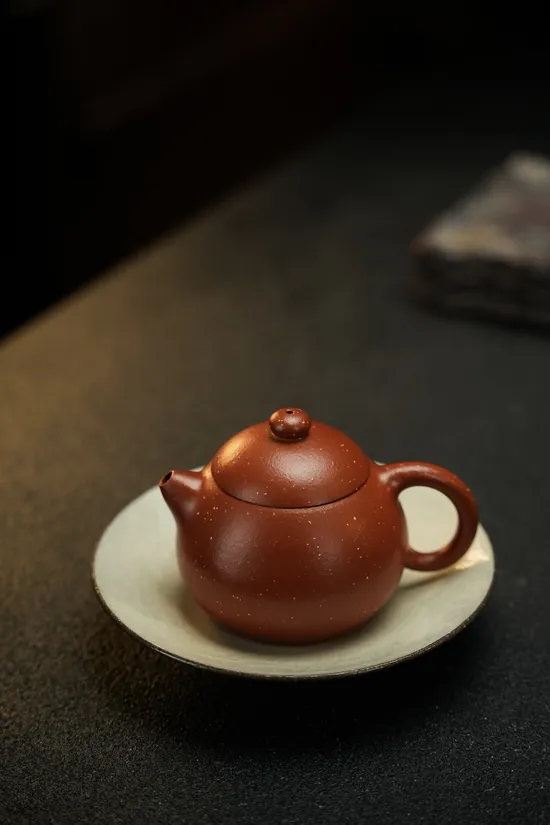 手工紫砂壺 文旦220cc 原礦朱泥 贈禮首選 2