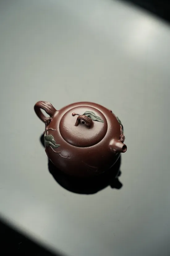 紫砂壺手工製作古風貼花茶具 1