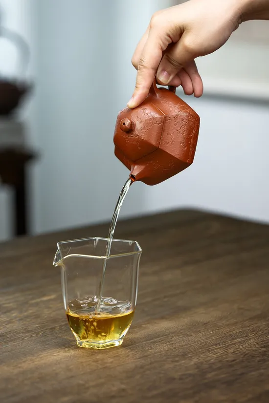 紫砂壺六方文旦手工製作典藏精品 2