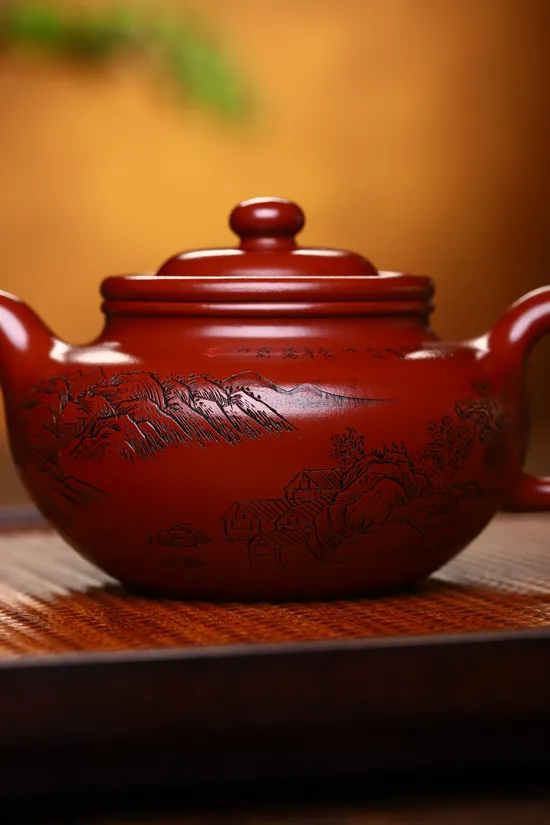 紫砂壺手工製作名家範建新仿古款 2