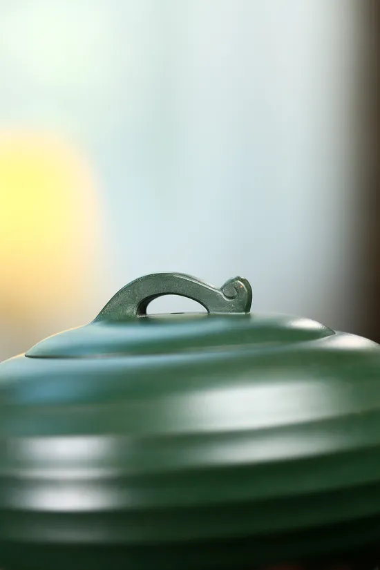 紫砂壺 徐六明 綠泥 工藝美術師製作 1