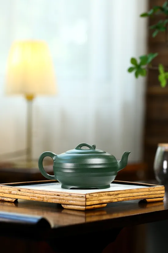 紫砂壺 徐六明 綠泥 工藝美術師製作 2