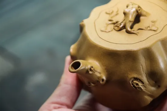 紫砂壺梅樁收藏精品段泥240ml全手工 2