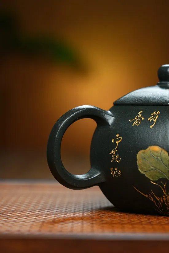 紫砂壺六方西施範建新手工製作 2