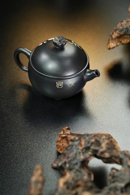 紫砂壺手工製作 原礦黑料 煮茶佳品 2