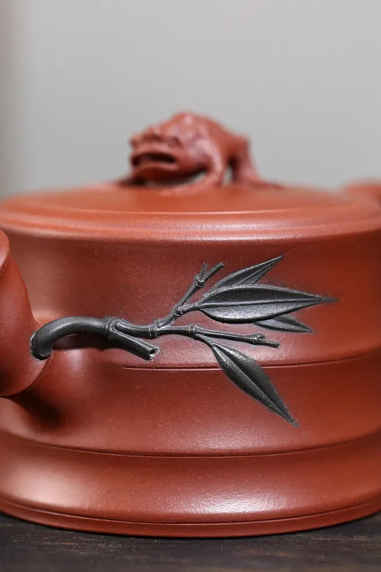 紫砂壺金蟾竹節套組趙敏芳創作收藏 1