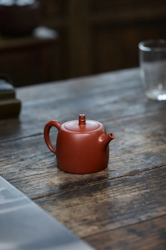 紫砂壺全手工漢鐸國工方勤平朱泥180cc 2