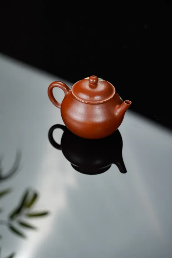 紫砂壺梨型摹古 珍貴朱泥手工製作 1