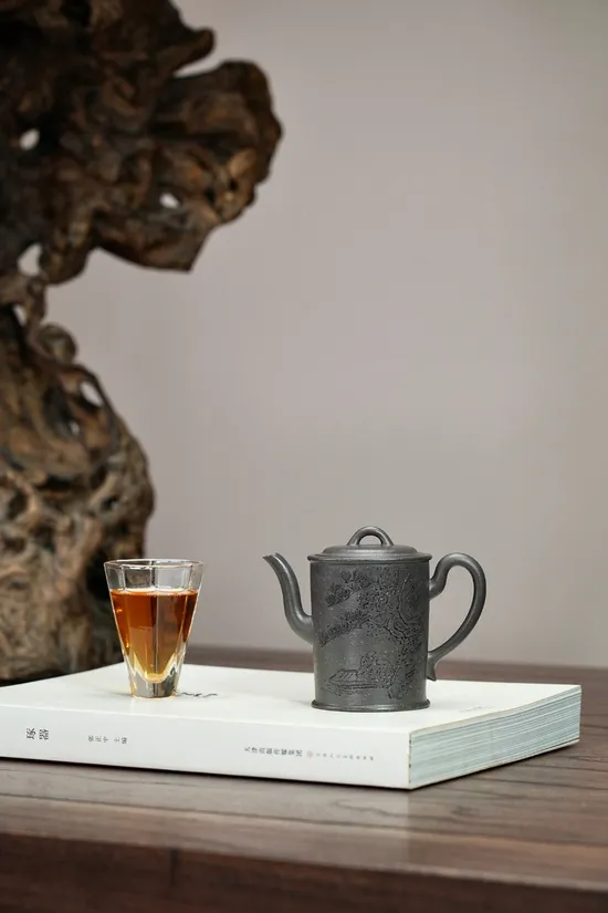 紫砂壺虛頤手工製作 1