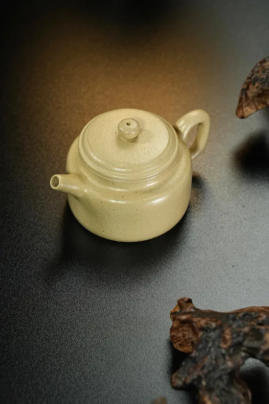 全手工德鐘經典款紫砂壺 原礦本山綠180cc 1