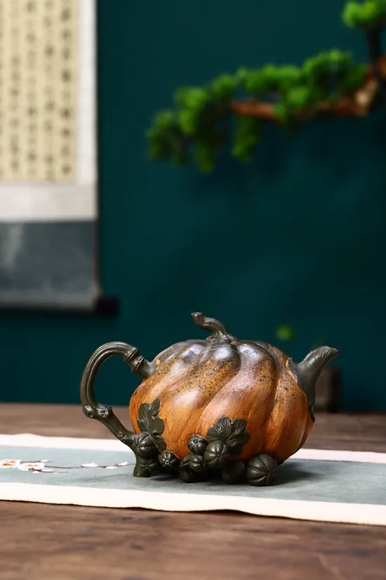 研高重器推薦南瓜紫砂壺 2