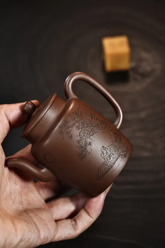 高執全手工紫砂壺160cc原礦老紫料 1