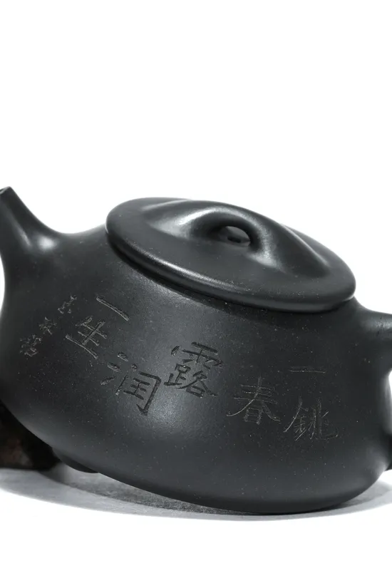 國大師聯手創作 景舟石瓢紫砂壺 全手工製造 1