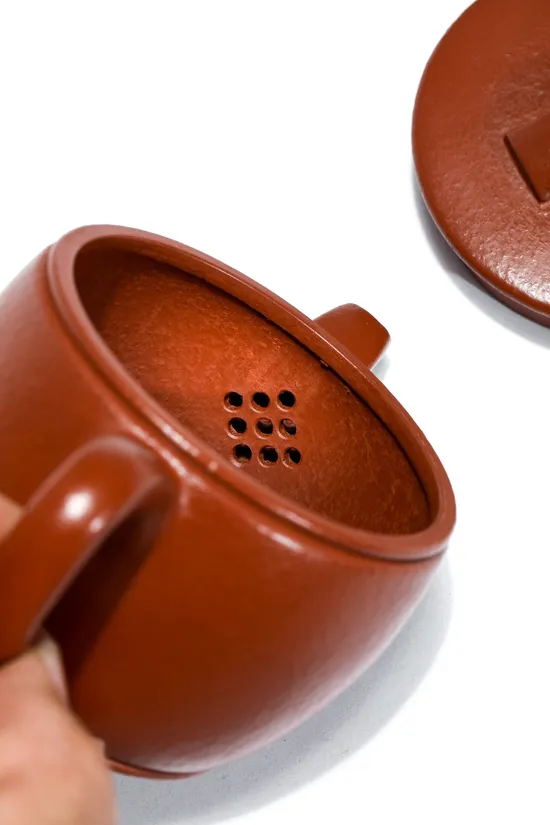 漢瓦紫砂壺原礦大紅袍180cc實力派楊建手工製作 2