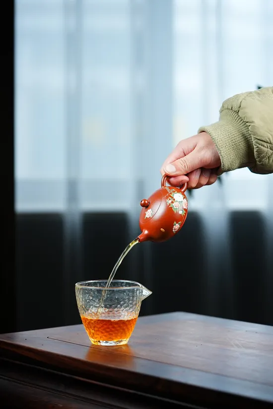 紫砂壺 富貴玉乳 原礦大紅袍 工藝美術師吳敏作品 2