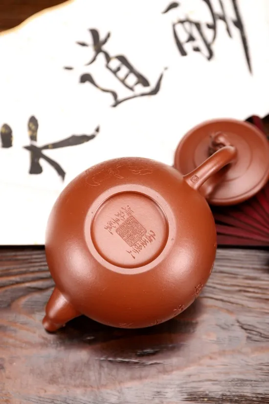 至尊龍紫砂壺底槽清手工製作 2