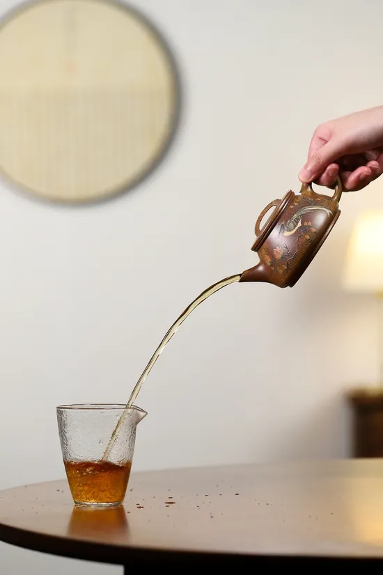 紫砂壺柴燒漢瓦 黃金段工藝美術師楊軍保作品 1