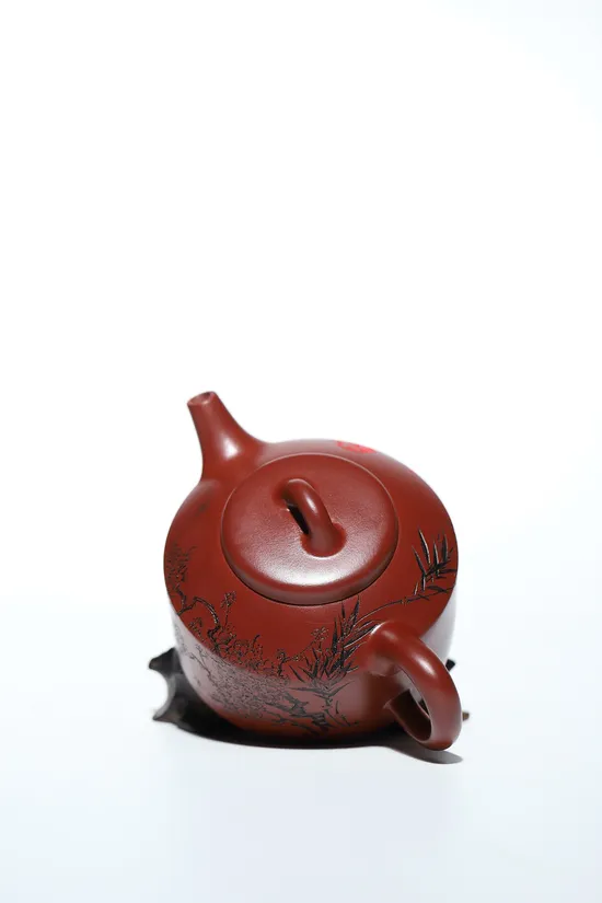 紫砂壺藝術收藏品｜顧脈徐門景舟傳人鏡瓦三工合作 1