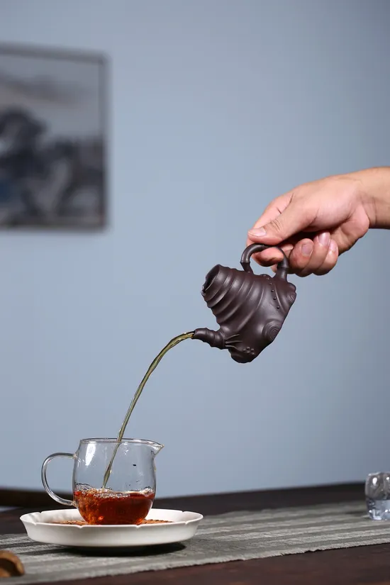 紫砂壺竹筍壺手工製作國藝師柯俊芬 1