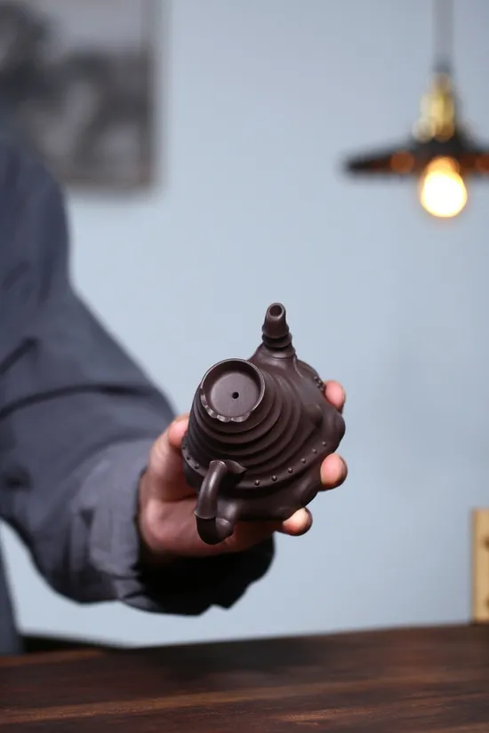 紫砂壺竹筍壺手工製作國藝師柯俊芬 2