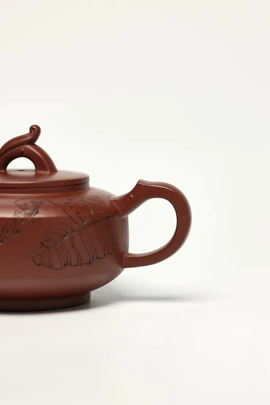 紫砂壺陳月娥老師手工創作原礦深井底槽清400cc 1