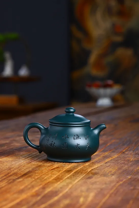 紫砂壺工藝精緻雙國工潘壺珍藏版 1