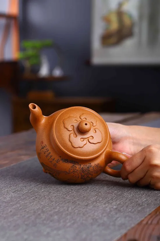 紫砂壺收藏級雙工雙證書大彬如意 2