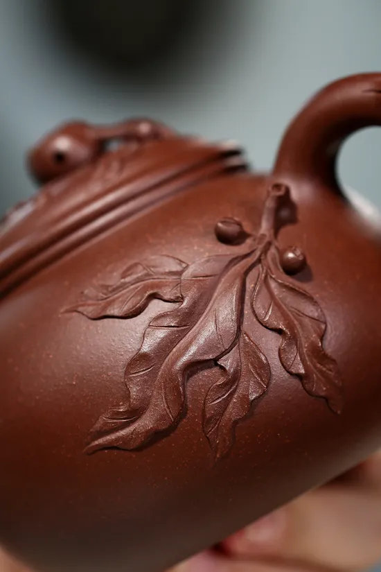 紫砂壺 壽桃 高階工藝師楊軍保 原礦底槽清 1