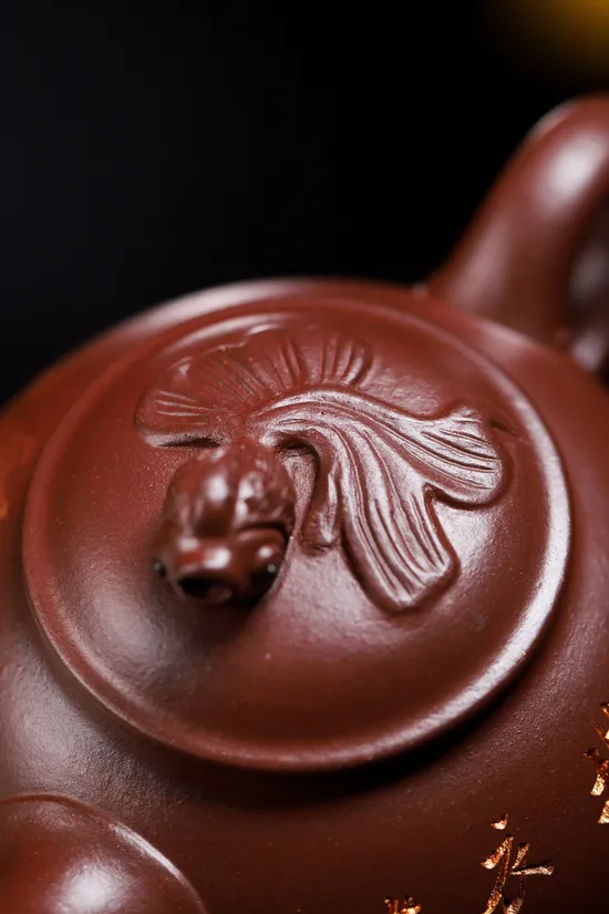 金玉滿堂紫砂壺｜原礦紫泥手工製作 1