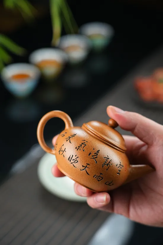 紫砂壺 水平款 老段泥手工製作 1