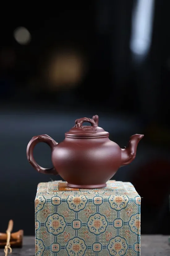 紫砂壺報春套組原礦紫泥精品收藏 1