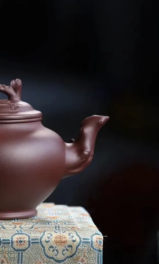 紫砂壺報春套組原礦紫泥精品收藏 2