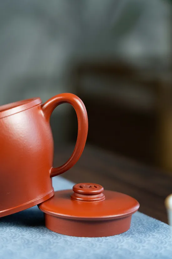 玉柱紫砂壺 高品質大紅袍 250cc 吳敏手工製作 2