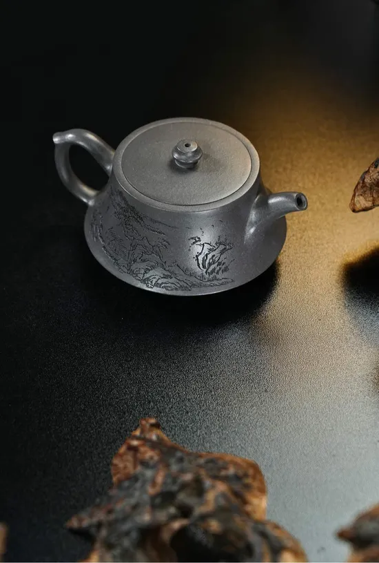 紫砂壺天青泥手工製作高品質茶具 1