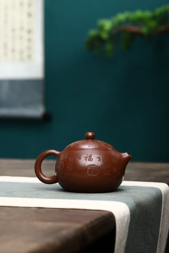 紫砂壺西施款文革紫泥手工製作 2