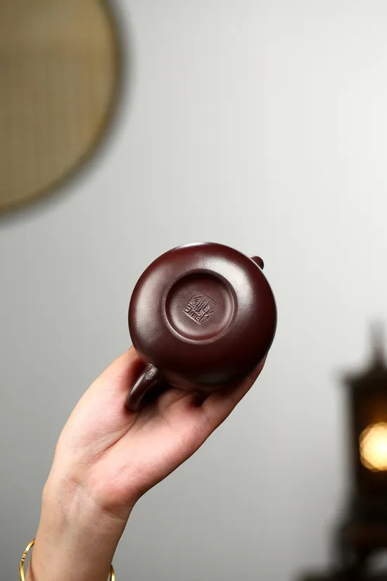 楊鵬老師全手工金龍血紫砂壺185cc 2