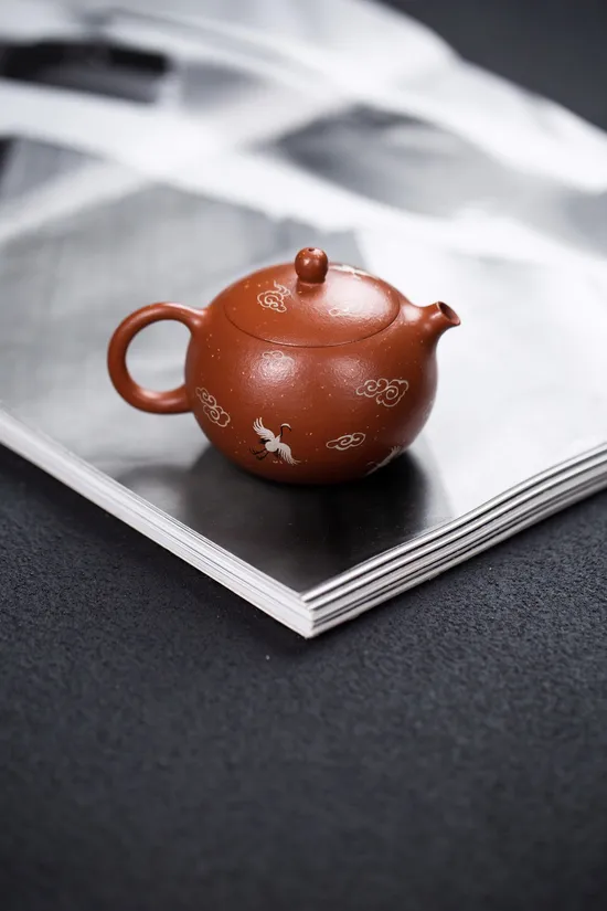 手工紫砂壺 美人西施 朱泥金砂 煮茶好選擇 2