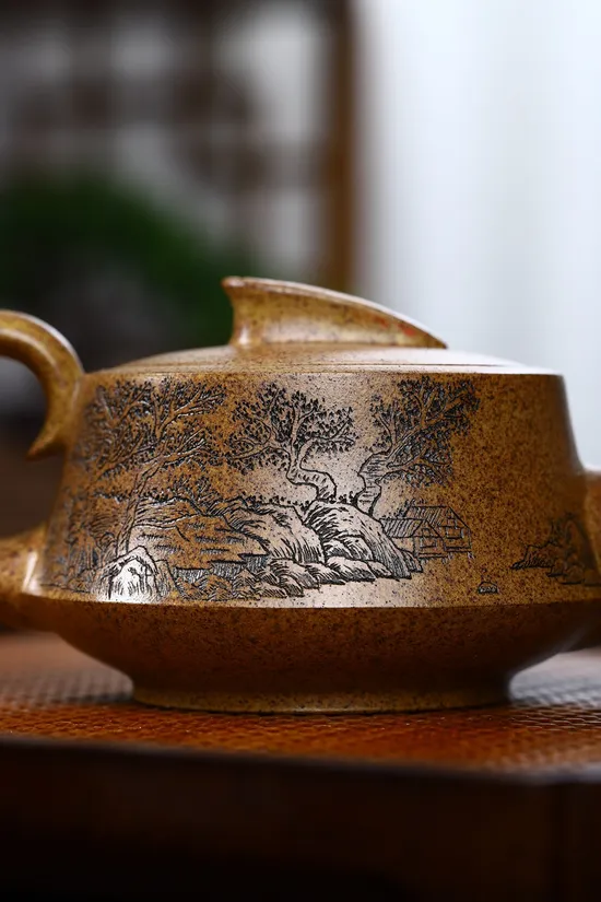 紫砂壺古龍窯柴燒一帆風順國工新品 1