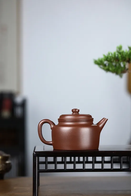 經典德鐘紫砂壺原礦文革紫泥210cc 1