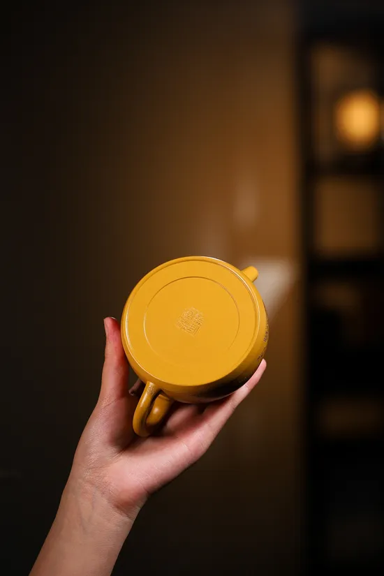 紫砂壺一鼓作氣 黃金朱泥手工製作 1